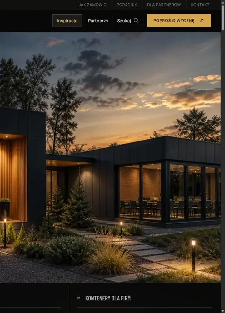 Serwis produktowy i portfolio realizacji DR Home