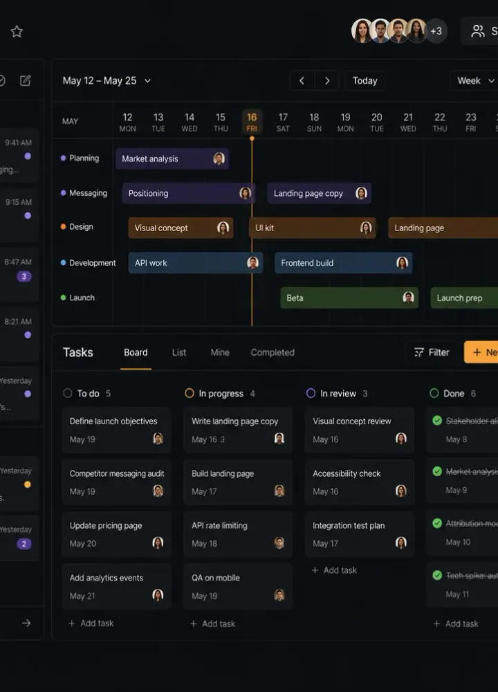 Interfejs platformy SaaS Nexus Workspace